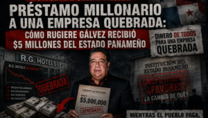 Noticia de Última Hora: Préstamo millonario a una empresa quebrada: cómo Rugiere Gálvez recibió $5 millones del estado panameño