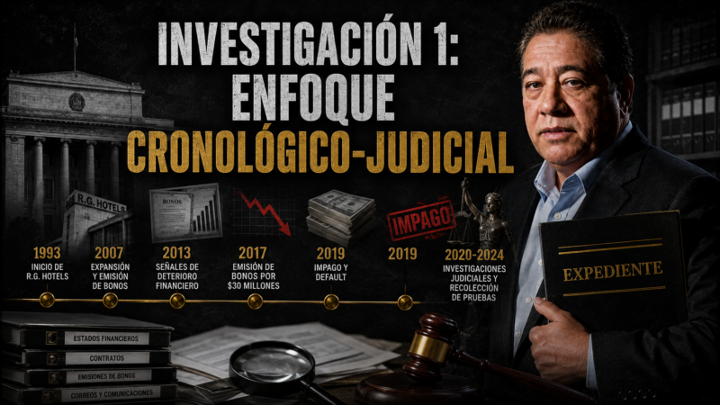 INVESTIGACIÓN 1: ENFOQUE CRONOLÓGICO-JUDICIAL